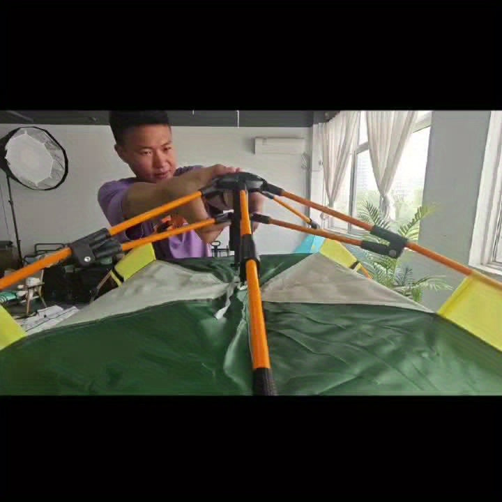 Rychle postavitelný 4-místný stan – Prodyšná a větruodolná ochrana