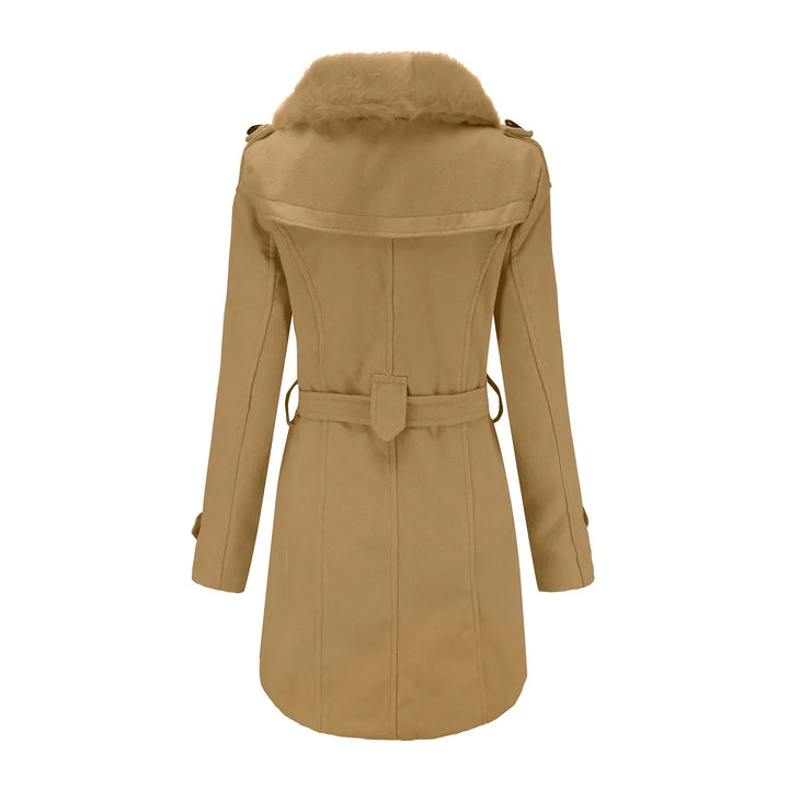 VelvetWarm | Χειμερινό παλτό από μαλλί για γυναίκες