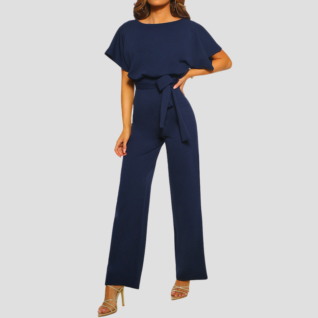 Beline | Κομψή ολόσωμη φόρμα με ζώνη | Ρευστή σιλουέτα & χαλαρή εμφάνιση