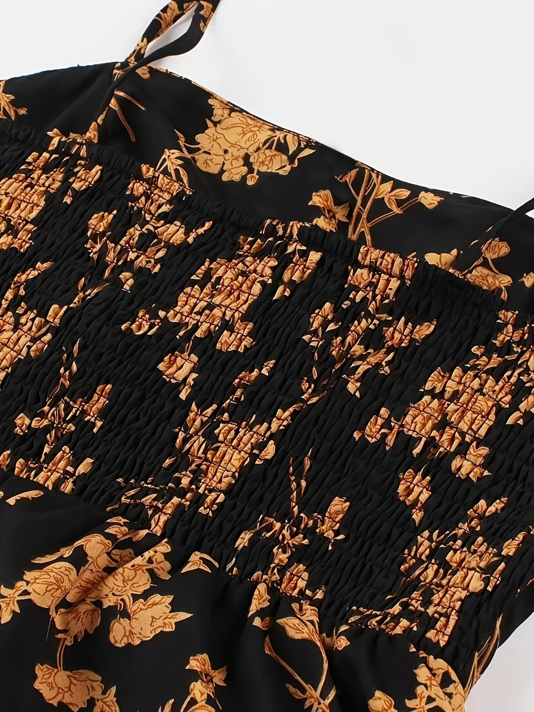 Λιλά αμάνικο φόρεμα με λουλούδια για γυναίκες | γλυκό ντεκολτέ και ρομαντικό στυλ