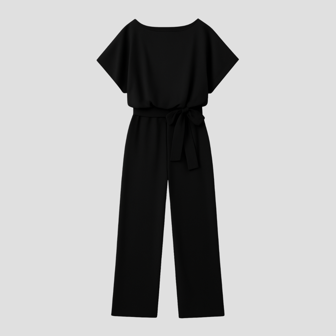 Beline | Κομψή ολόσωμη φόρμα με ζώνη | Ρευστή σιλουέτα & χαλαρή εμφάνιση