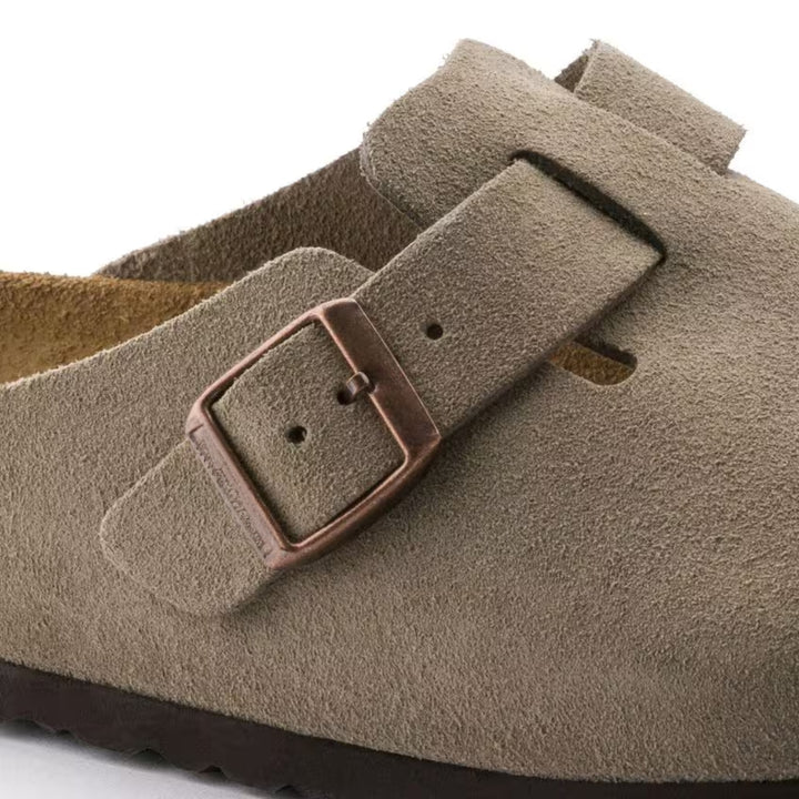 Boston | Anatomical comfort clogs in suede leather