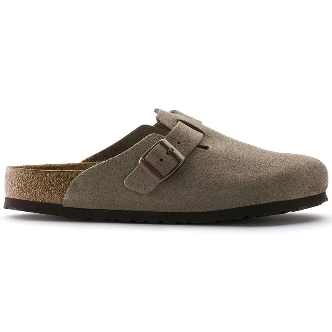Boston | Anatomical comfort clogs in suede leather