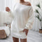 Noa Oversize Jumper Dress for Women | relaxed style and open shoulders