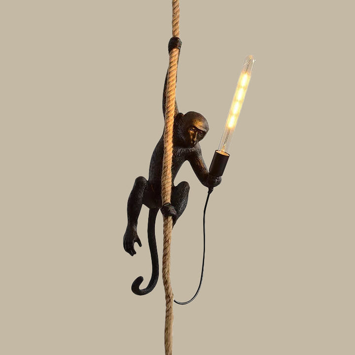 Abe Pendel pryskyřice | Loftová lampa detail tkaniny E27/E26 Dětský pokoj Kreativní výzdoba