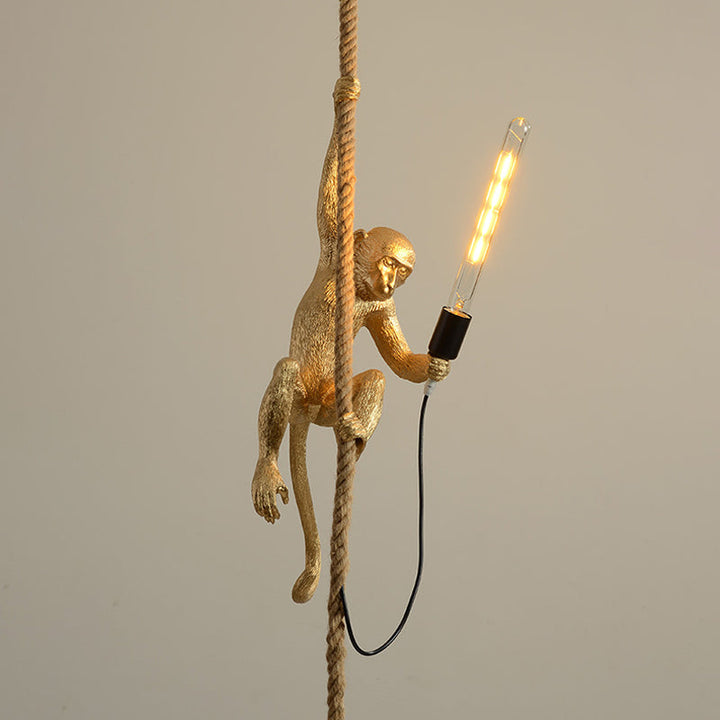 Abe Pendel pryskyřice | Loftová lampa detail tkaniny E27/E26 Dětský pokoj Kreativní výzdoba