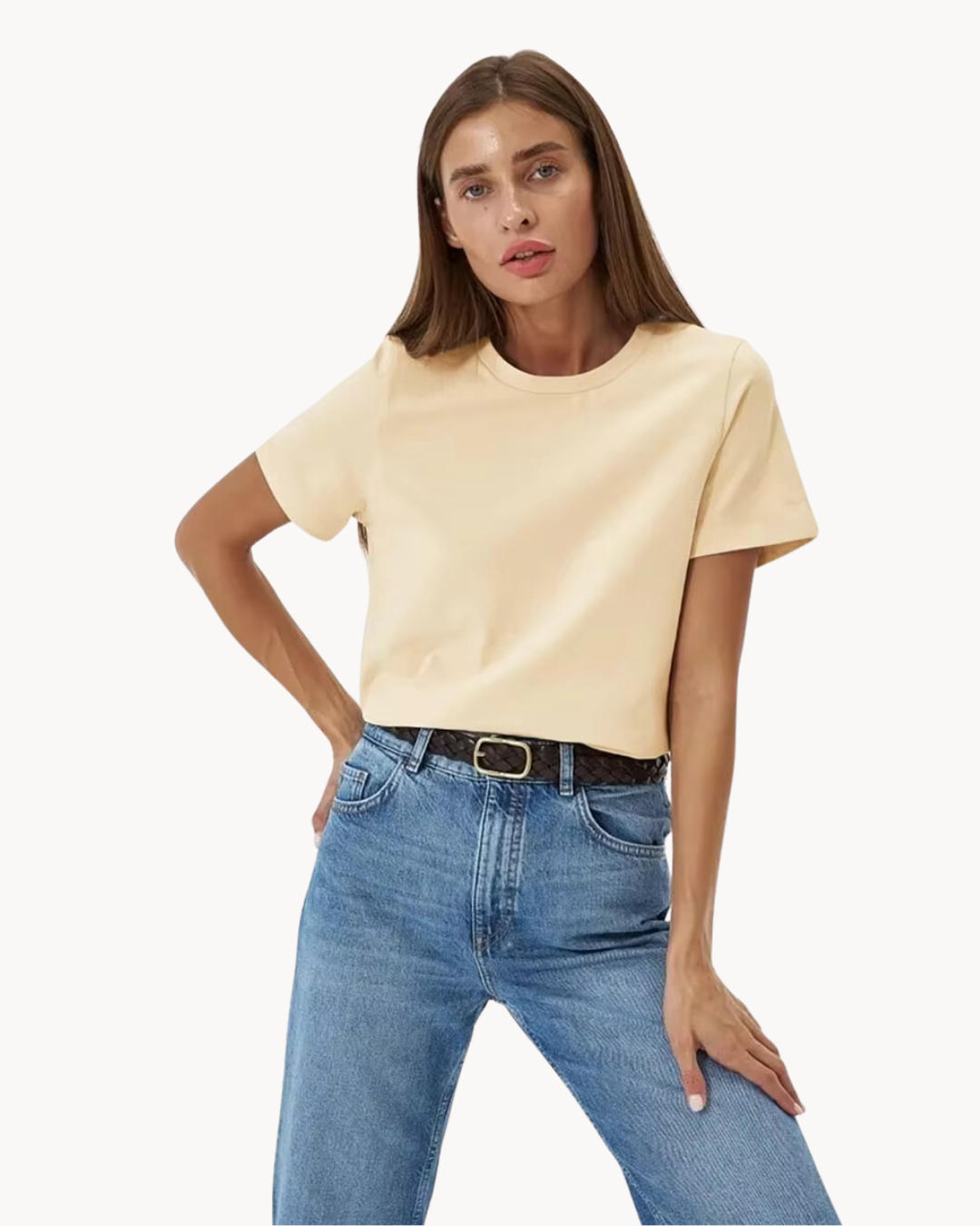 Clara basic tričko pro ženy z měkké bavlny | pohodlí a nadčasový styl