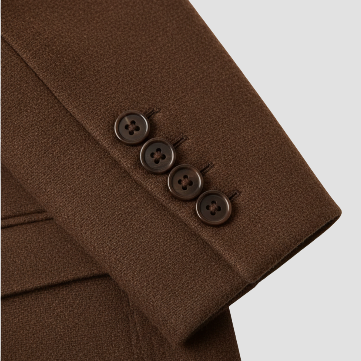 Vêtement en laine pour homme à coupe classique avec finition raffinée