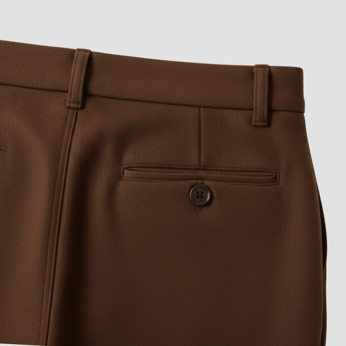 Vêtement en laine pour homme à coupe classique avec finition raffinée