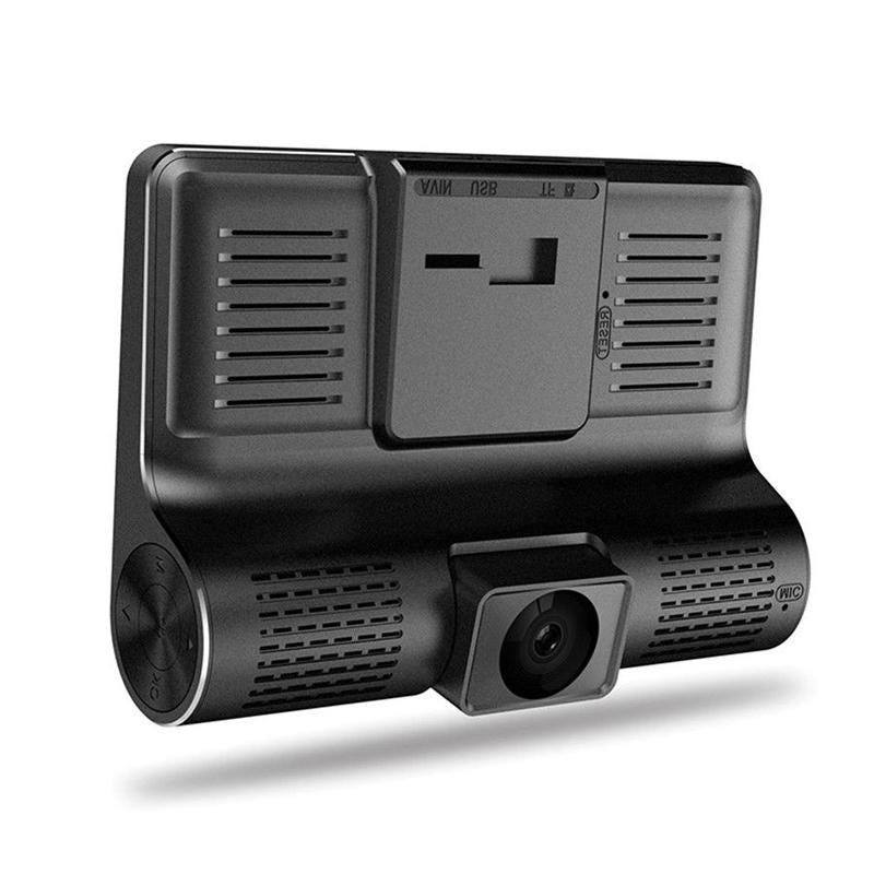 Dashcam med 3 HD-linser