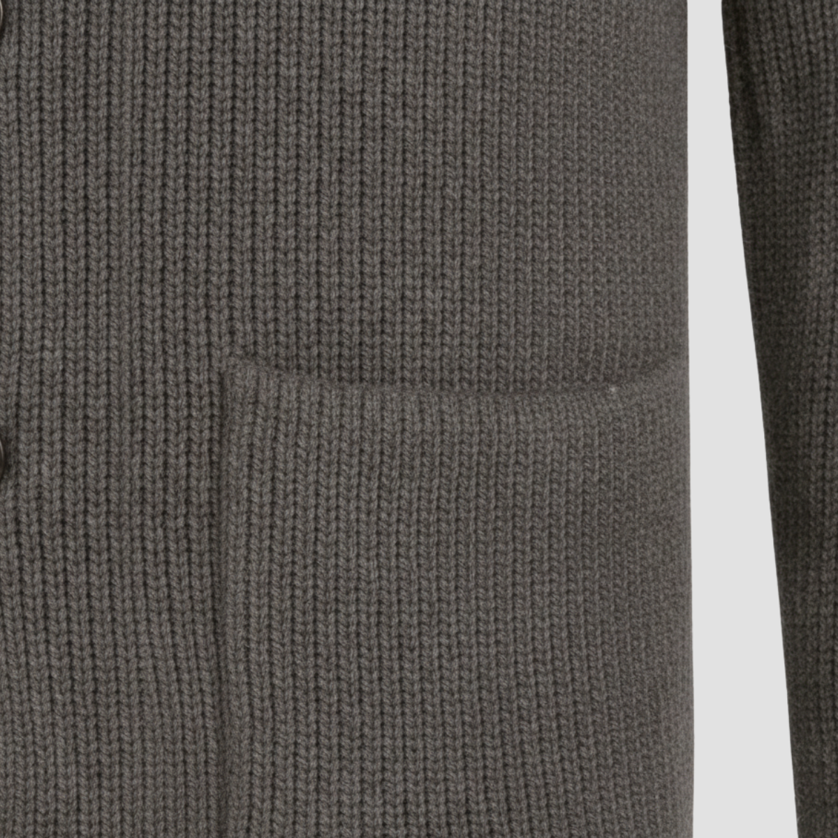 Cardigan tricotat pentru bărbați cu fermoar și guler înalt elegant