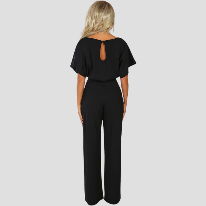 Beline | Κομψή ολόσωμη φόρμα με ζώνη | Ρευστή σιλουέτα & χαλαρή εμφάνιση