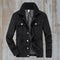 Velvet jacket with button closure | RetroCarme | Robust look