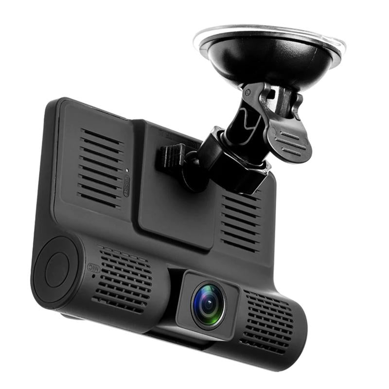 Dashcam med 3 HD-linser