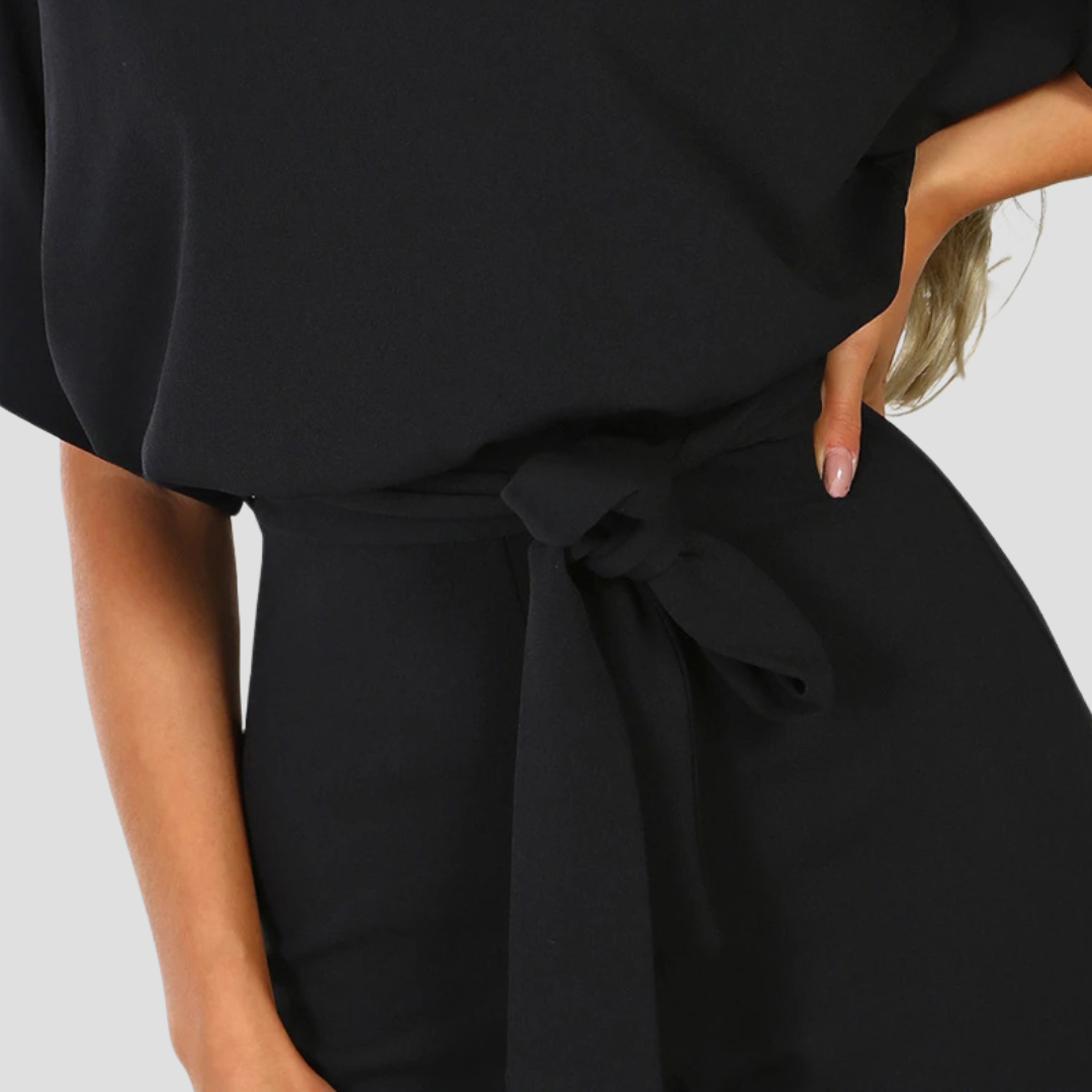 Beline | Κομψή ολόσωμη φόρμα με ζώνη | Ρευστή σιλουέτα & χαλαρή εμφάνιση