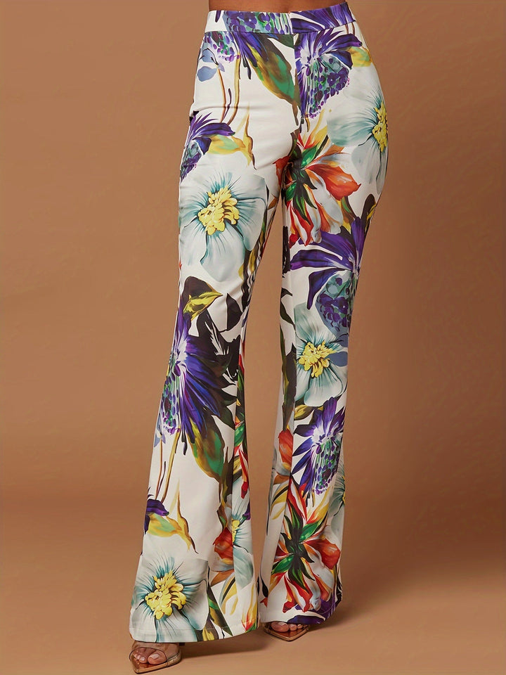 Κομψή ολόσωμη φόρμα | Λουλουδάτο μοτίβο | Θηλυκό & κομψό