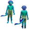 Costum de monstru marin OcéaKids pentru copii - costum de Halloween unisex colorat din poliester