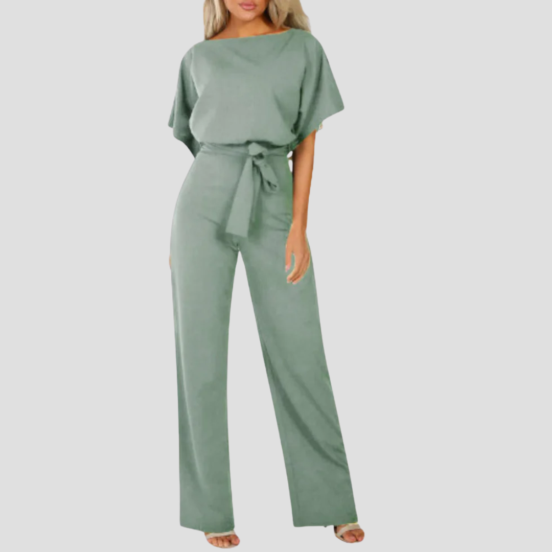 Beline | Κομψή ολόσωμη φόρμα με ζώνη | Ρευστή σιλουέτα & χαλαρή εμφάνιση