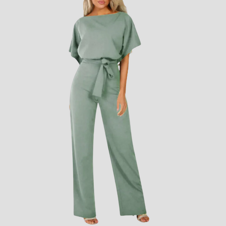 Beline | Κομψή ολόσωμη φόρμα με ζώνη | Ρευστή σιλουέτα & χαλαρή εμφάνιση