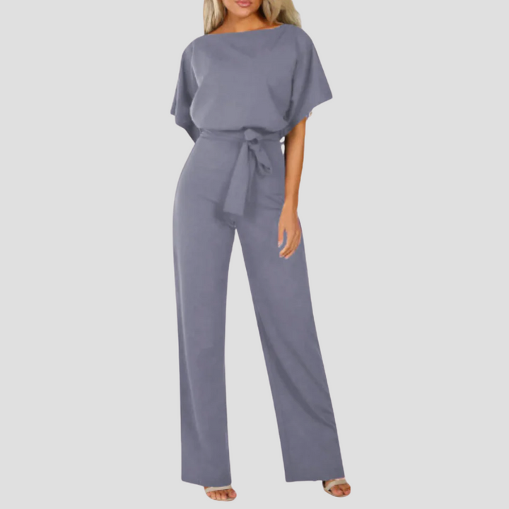 Beline | Κομψή ολόσωμη φόρμα με ζώνη | Ρευστή σιλουέτα & χαλαρή εμφάνιση