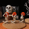 Decorațiune de Halloween - Set cu 3 schelete de dovleac