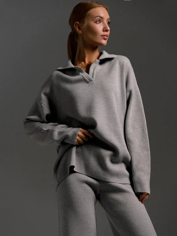 Danic | Πλεκτό σετ για γυναίκες με άνετη εφαρμογή και πολυτελή εμφάνιση - κομψό και άνετο