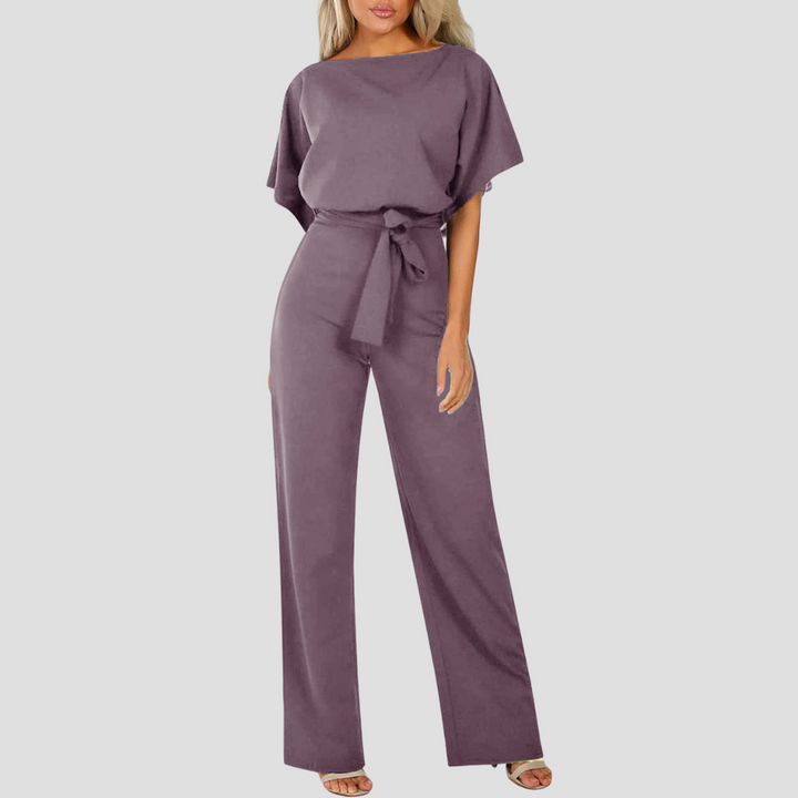 Beline | Κομψή ολόσωμη φόρμα με ζώνη | Ρευστή σιλουέτα & χαλαρή εμφάνιση