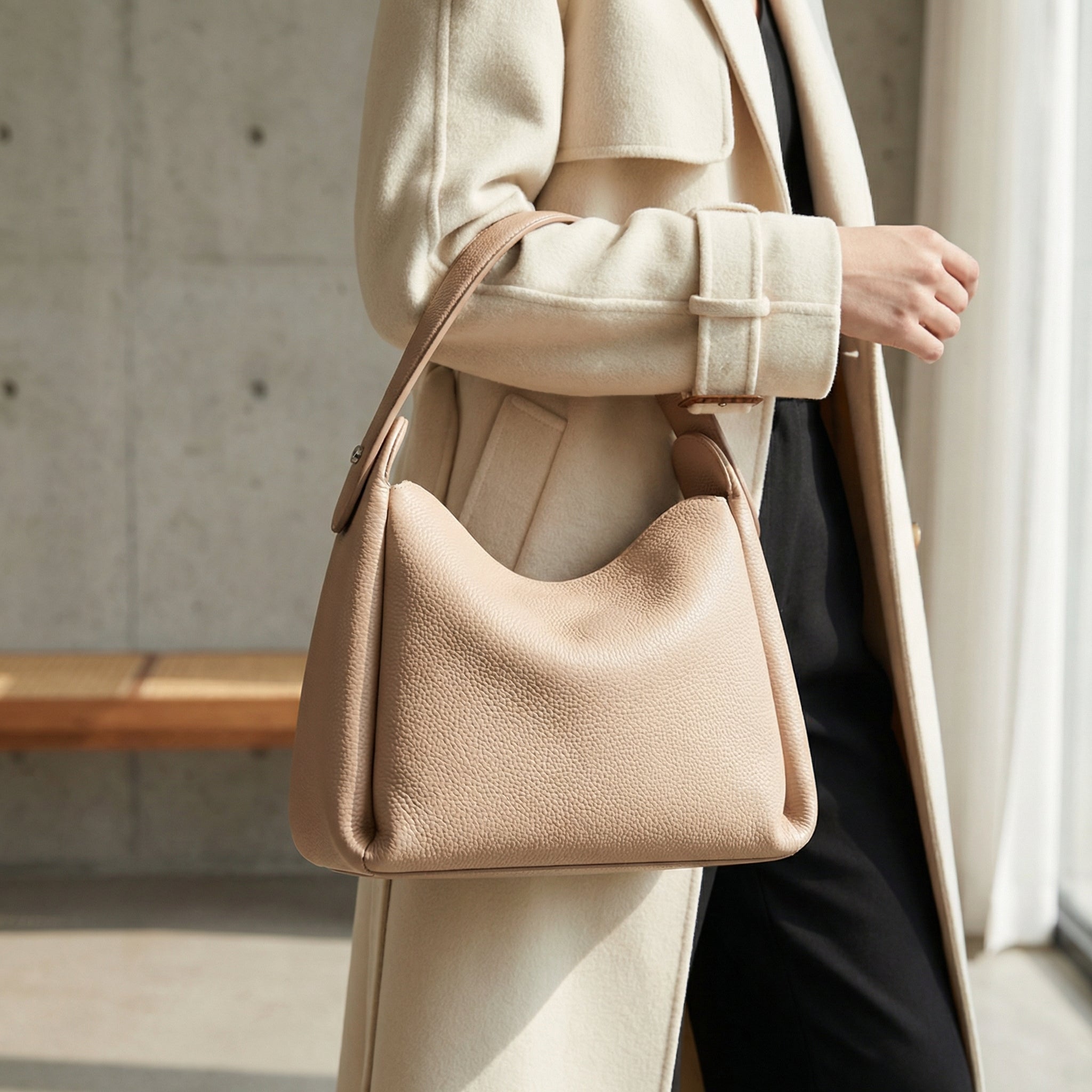 Aviren - Struktureret Hverdags Skuldertaske