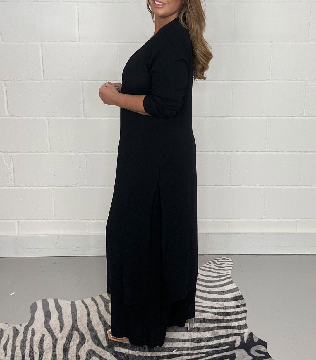 Conjunto Elena todelt para mulheres com vestido e calças | Arejado, elegante e ideal para primavera/verão