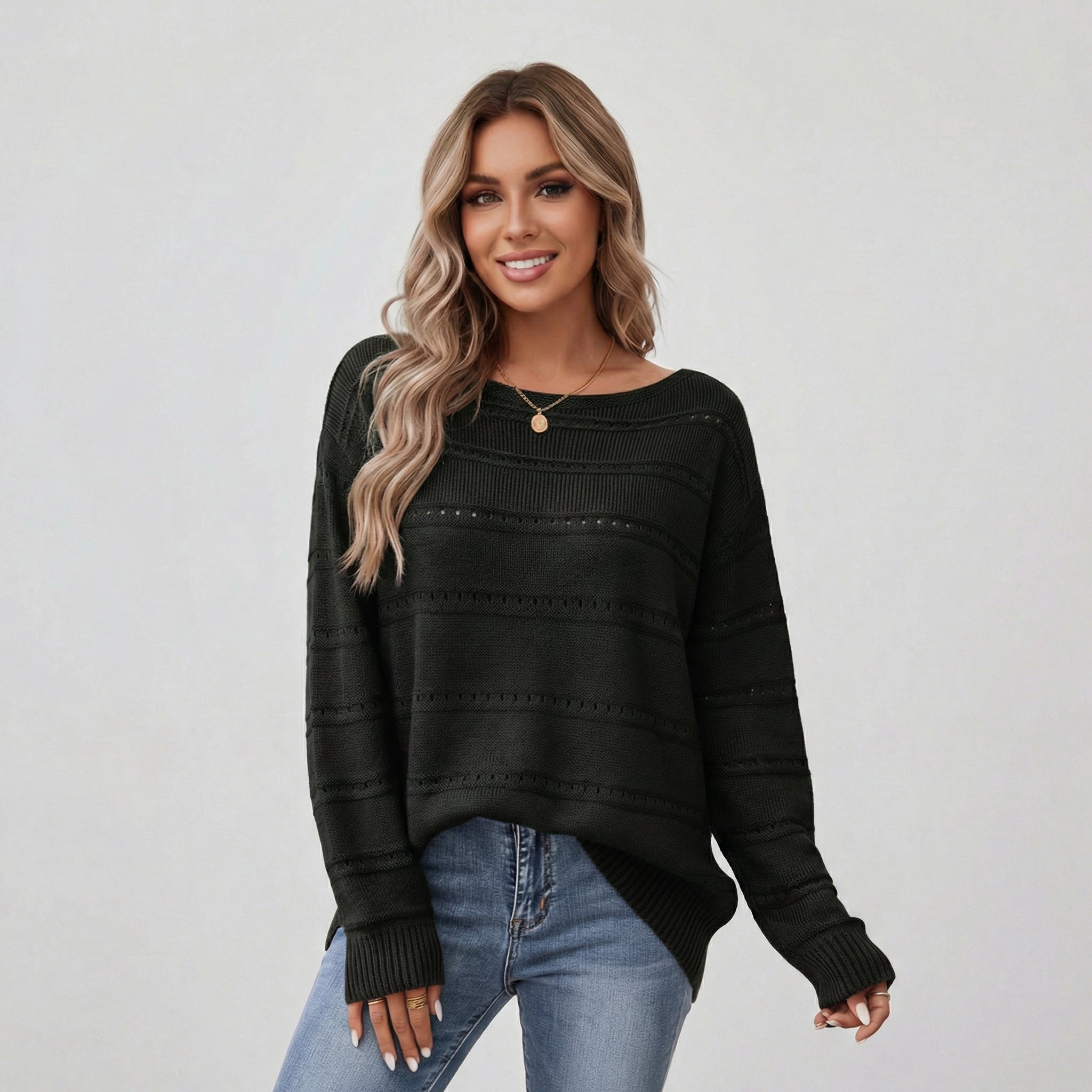 Breezelle - Oversize Strikket Sweater