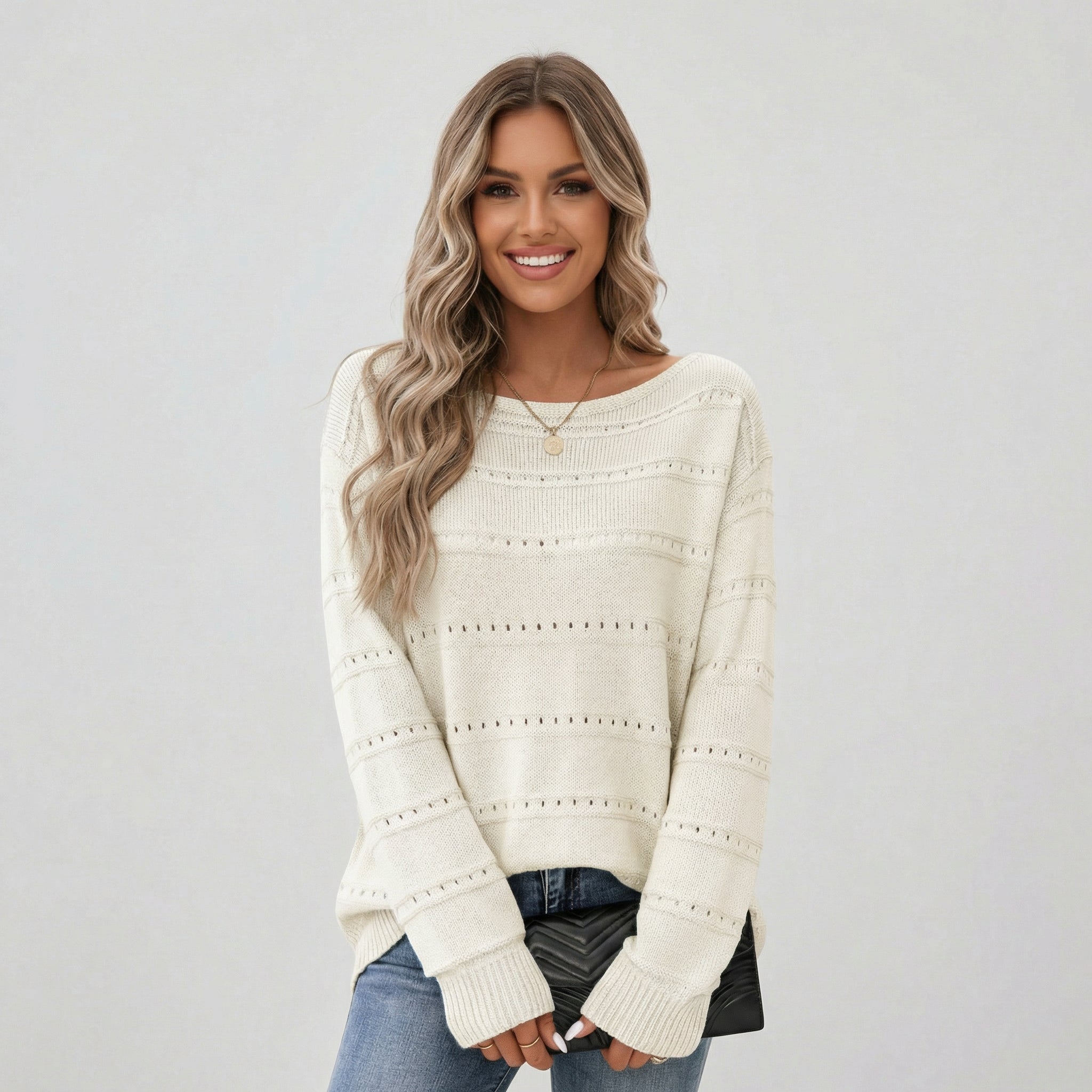Breezelle - Oversize Strikket Sweater