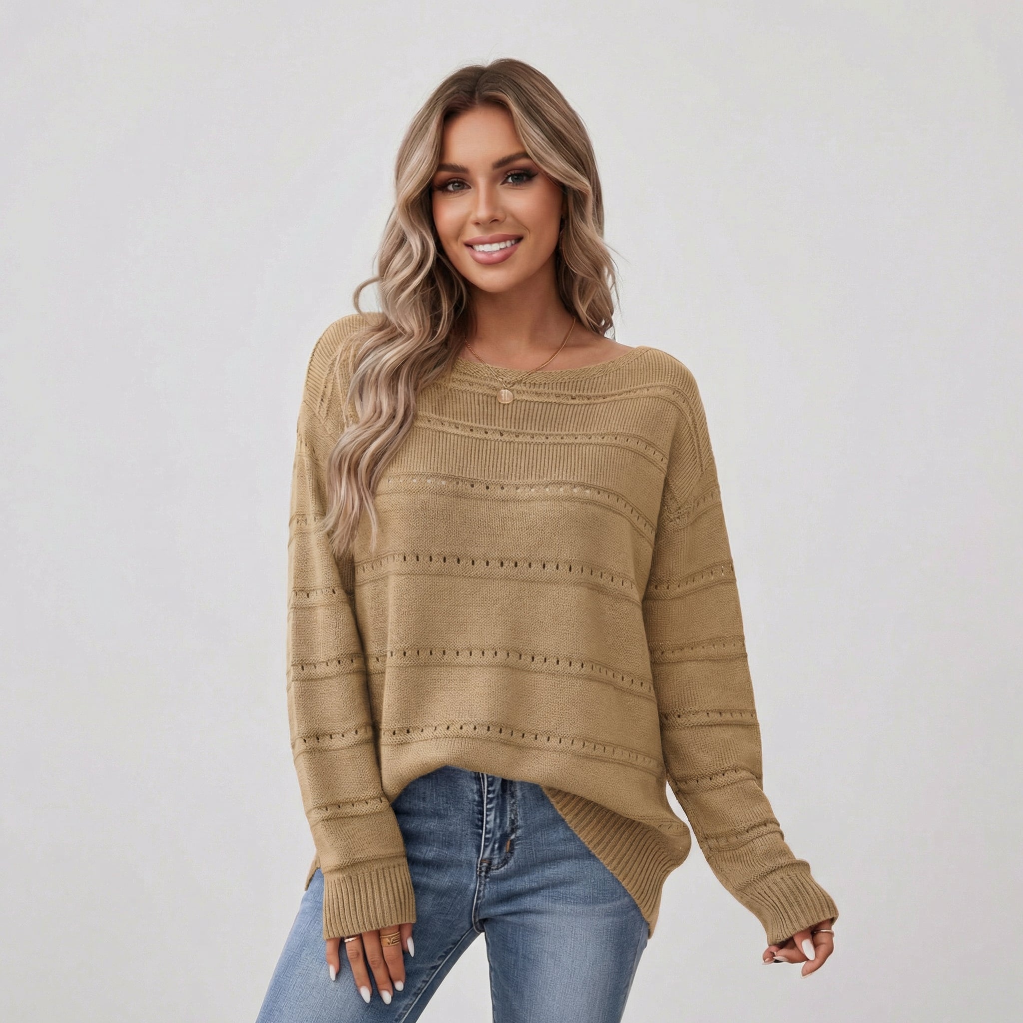 Breezelle - Oversize Strikket Sweater