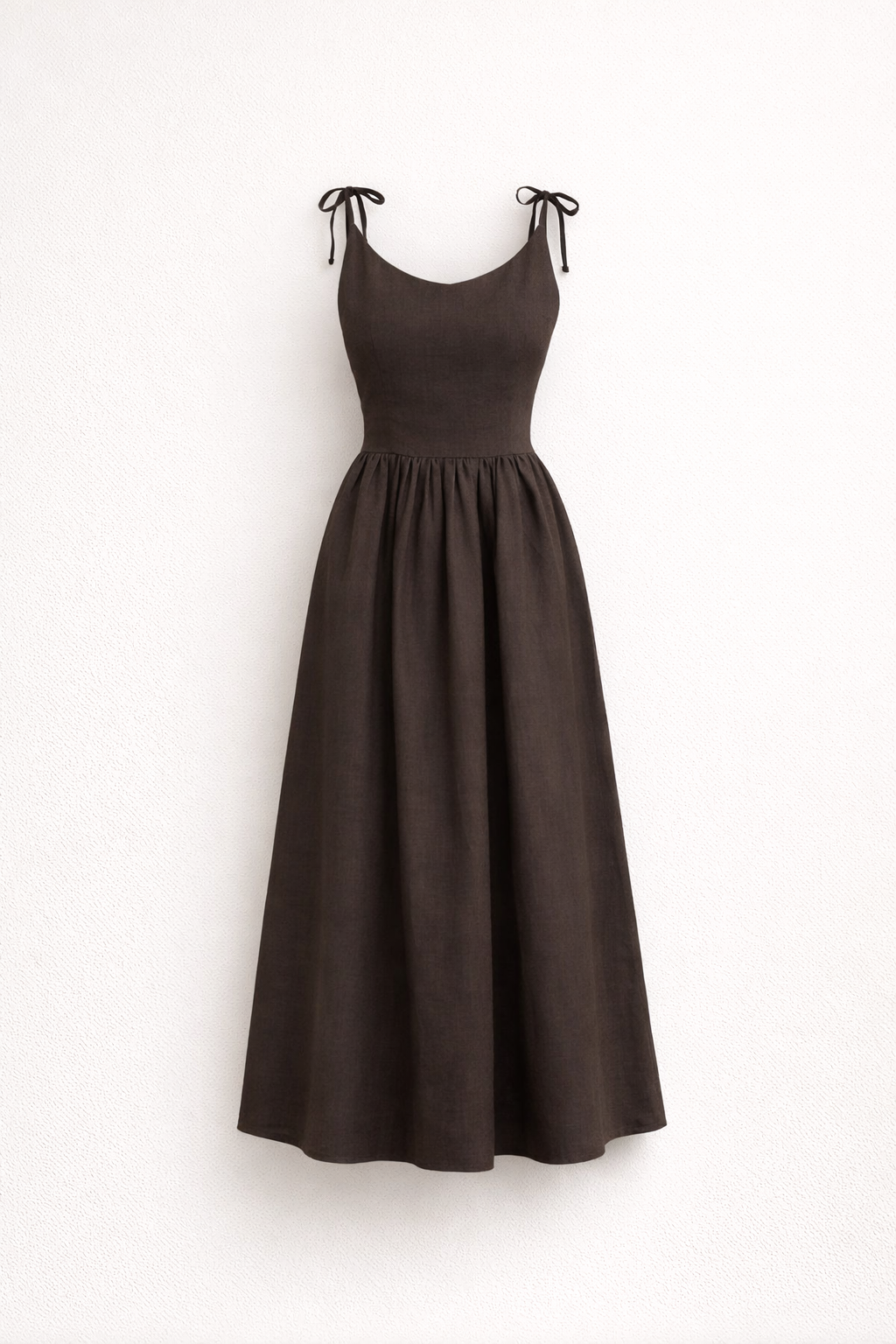 Női kötött középhosszú ruha testhez simuló szabással és magas nyakkal