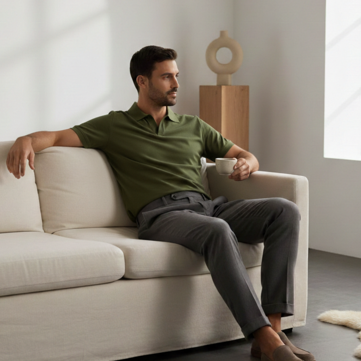 Everlynx - Kortærmet Åben Krave Polo