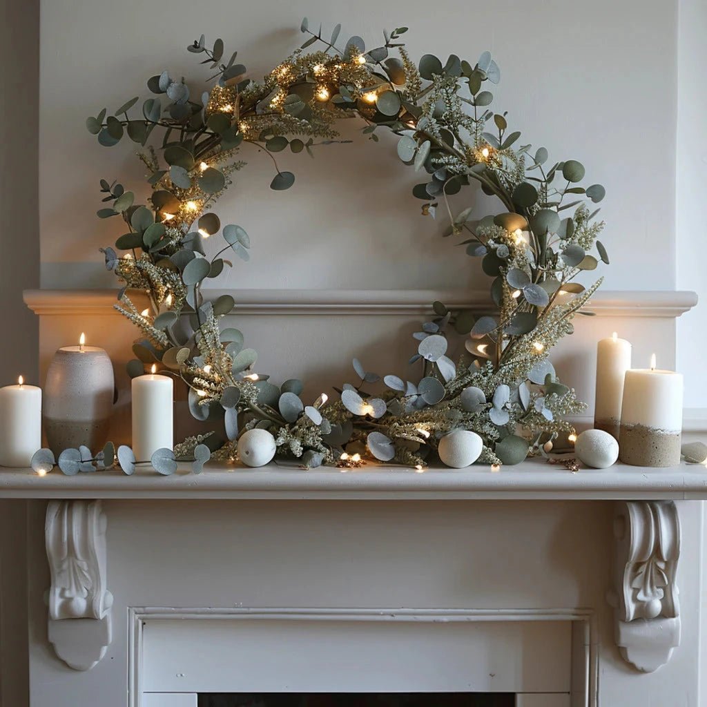 Očarovaná olivová větev se světlem