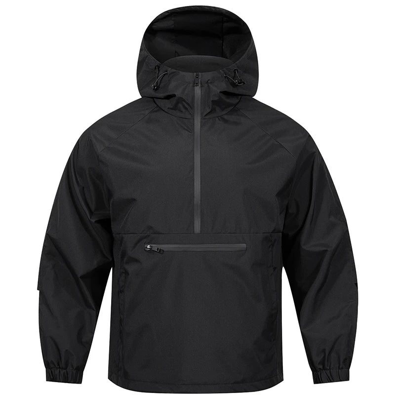 Luca Herre Softshell Jakke | Funktionel Outdoor Jakke med Hætte Forår/Efterår