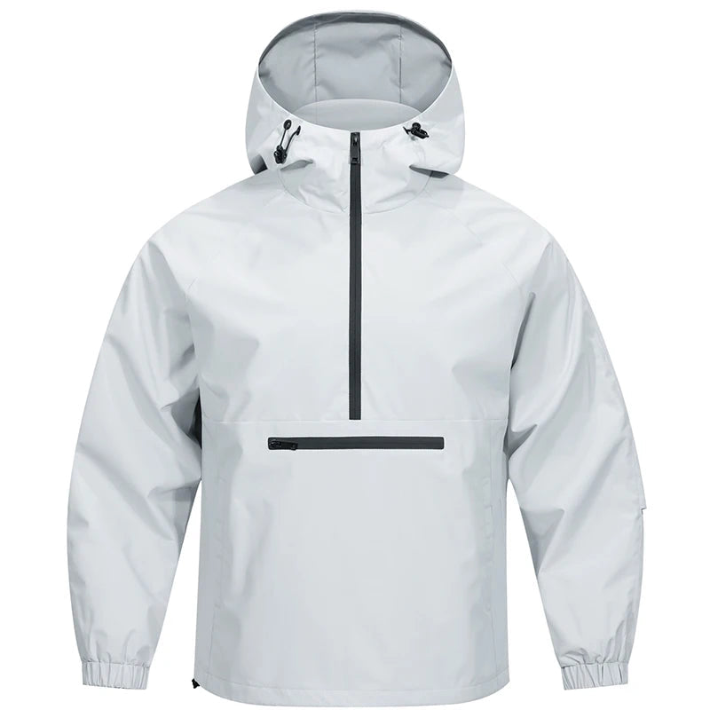 Luca Herre Softshell Jakke | Funktionel Outdoor Jakke med Hætte Forår/Efterår