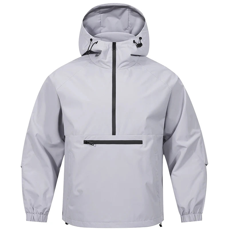 Luca Herre Softshell Jakke | Funktionel Outdoor Jakke med Hætte Forår/Efterår