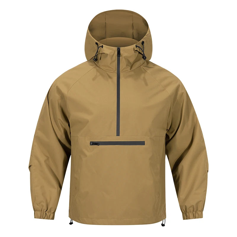 Luca Herre Softshell Jakke | Funktionel Outdoor Jakke med Hætte Forår/Efterår