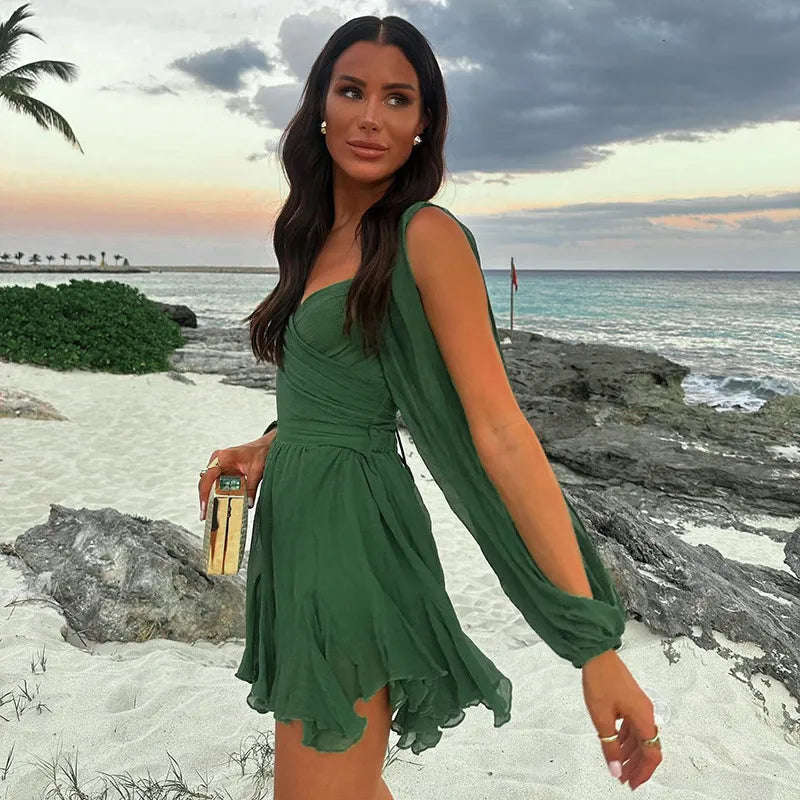 Nina | Minišaty s leopardím vzorem a výstřihem do V - Sassy & Stylish