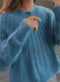 Giada Dame Kashmir Pullover | Elegant Langærmet Sweater Blød 100% Kashmir