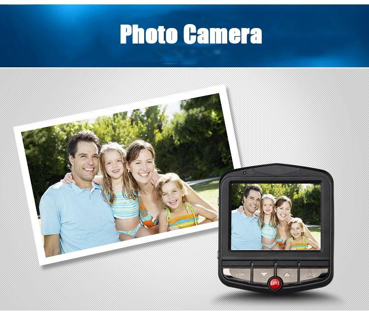 Dash Cam Full HD 1080P + 16GB Kort