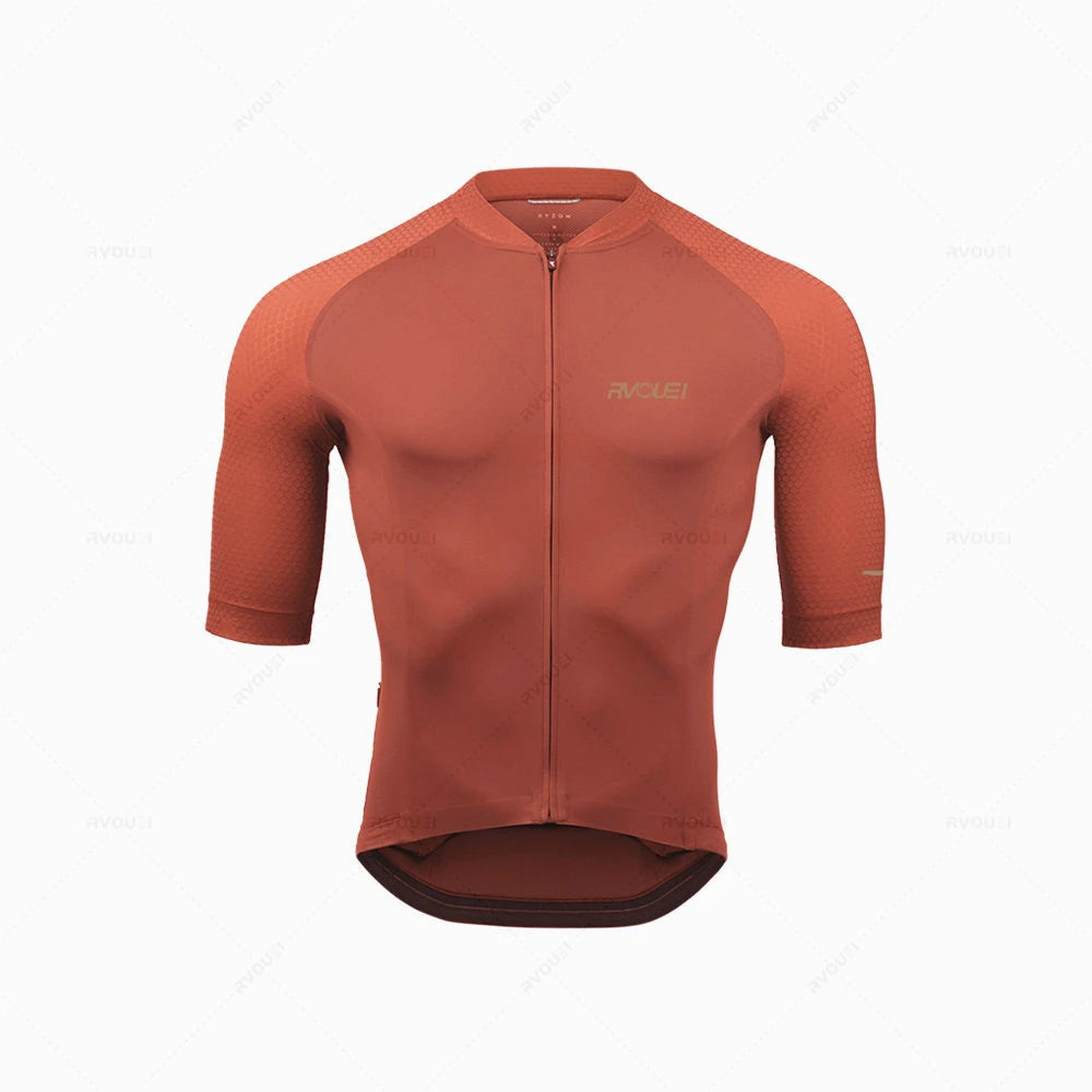 Pánský cyklistický dres set | Dlouhý rukáv prodyšný polyester s 19D gelovou vložkou