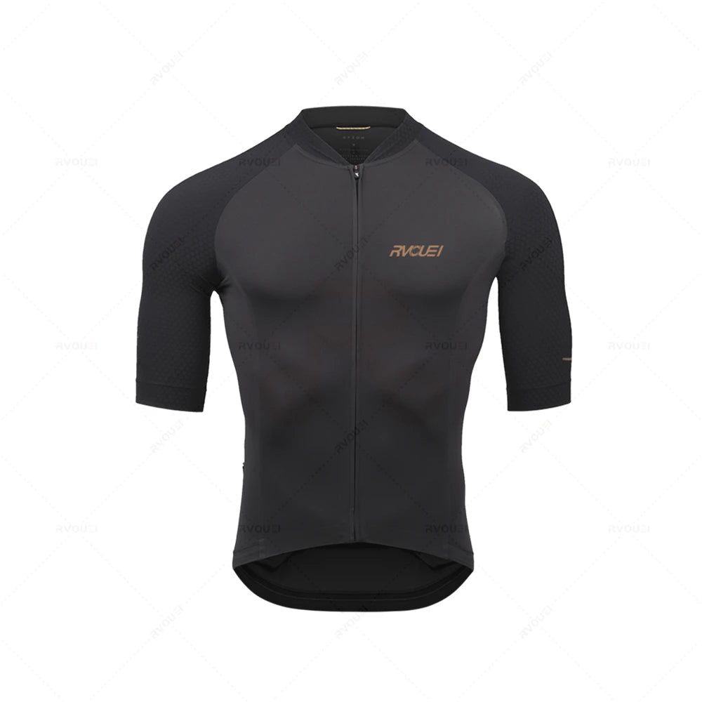Pánský cyklistický dres set | Dlouhý rukáv prodyšný polyester s 19D gelovou vložkou