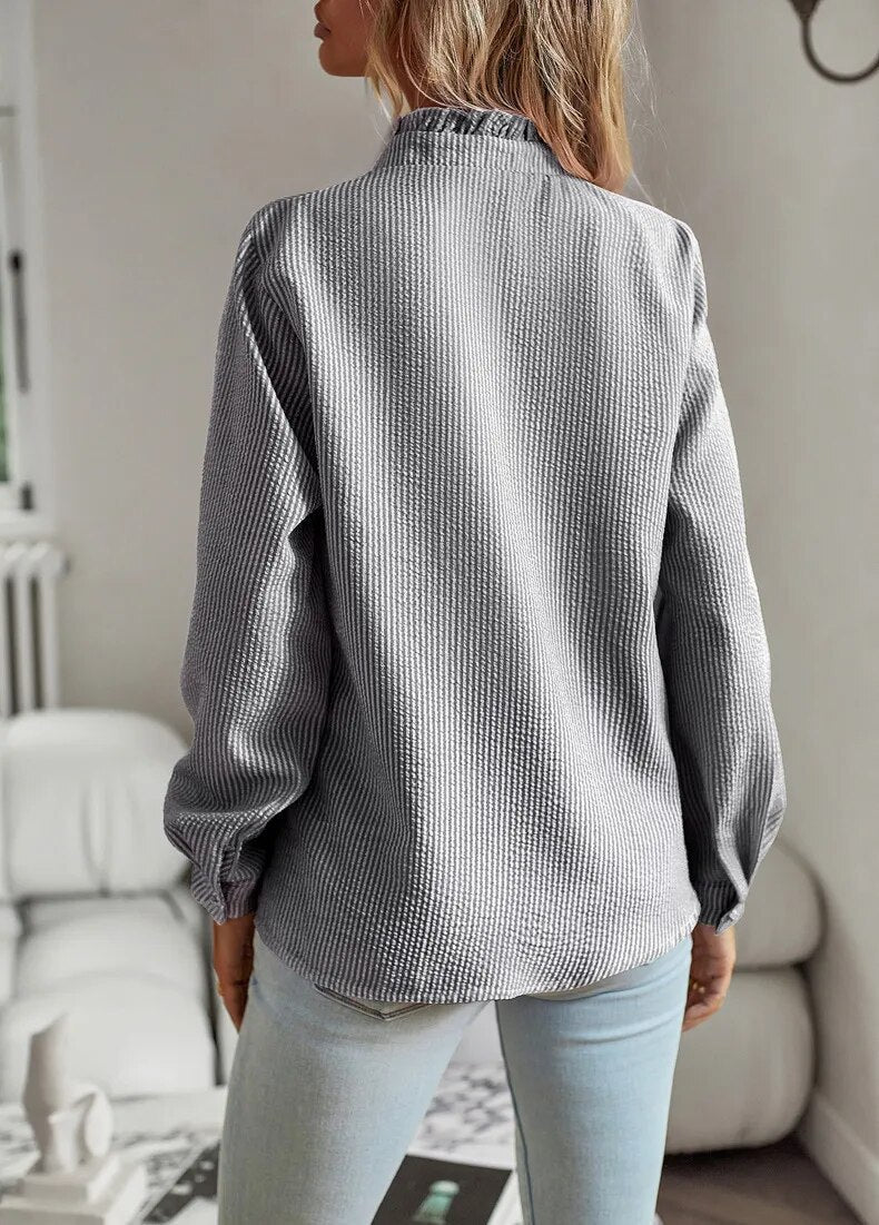 Cécile | Elegantní halenka s dlouhým rukávem - Elegance a pohodlí