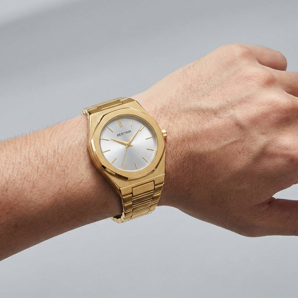 Kysturva - Minimalistisk Herreur Med Lænke