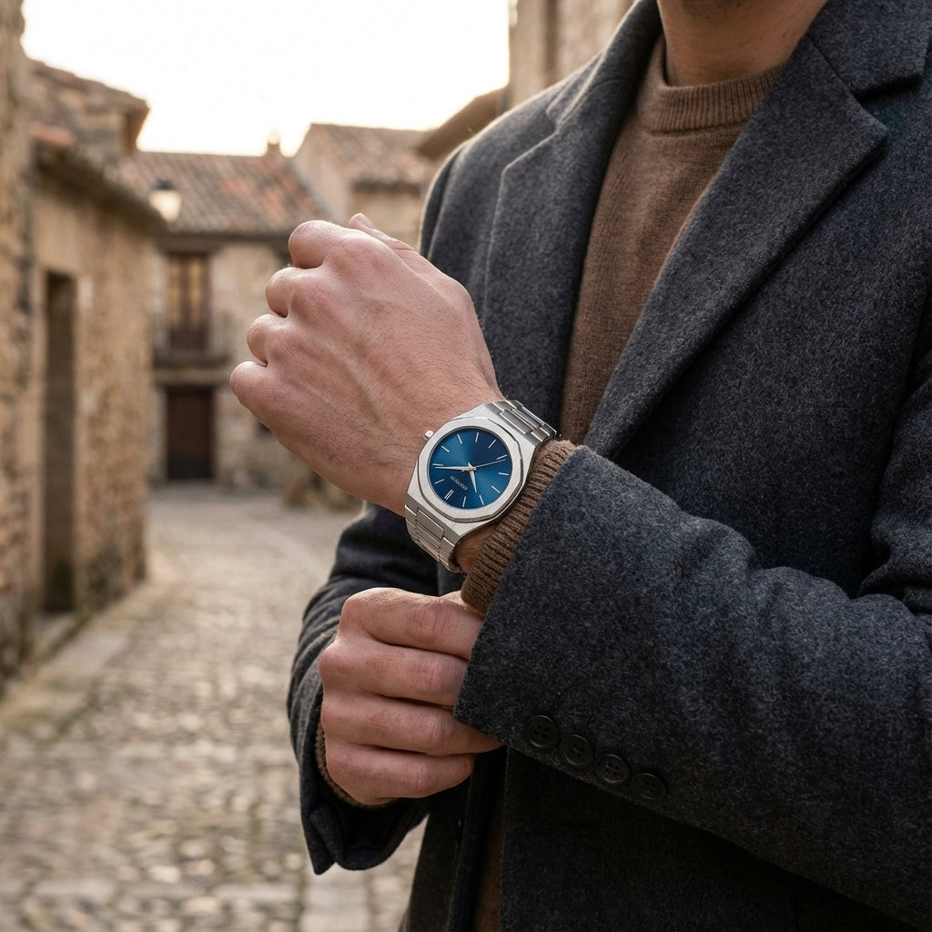 Kysturva - Minimalistisk Herreur Med Lænke