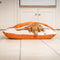Pat pentru câini Sleepy Burrows Pumpkin Velvet - pat hyggelig cu glugă