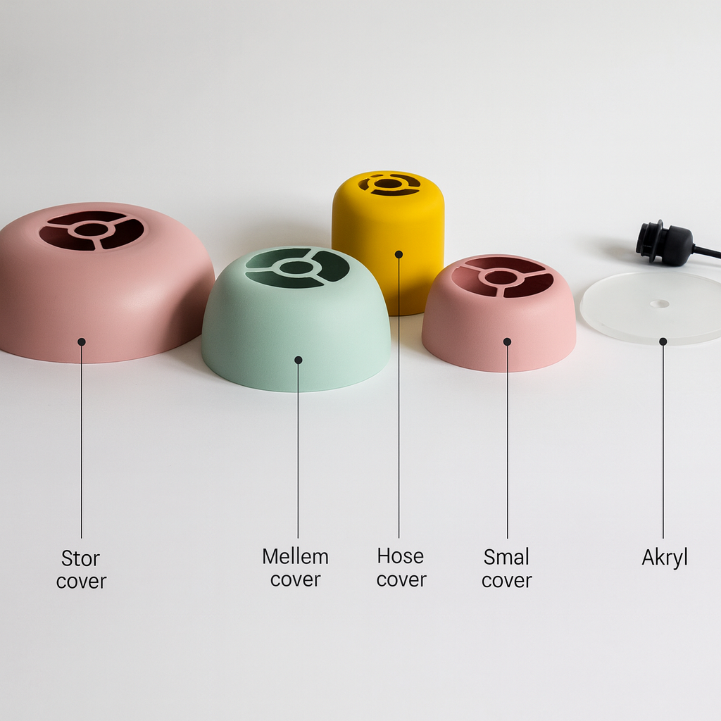 MeloGlow | Scandinavian pastel pendant light - Modern hanging lamps for home decor