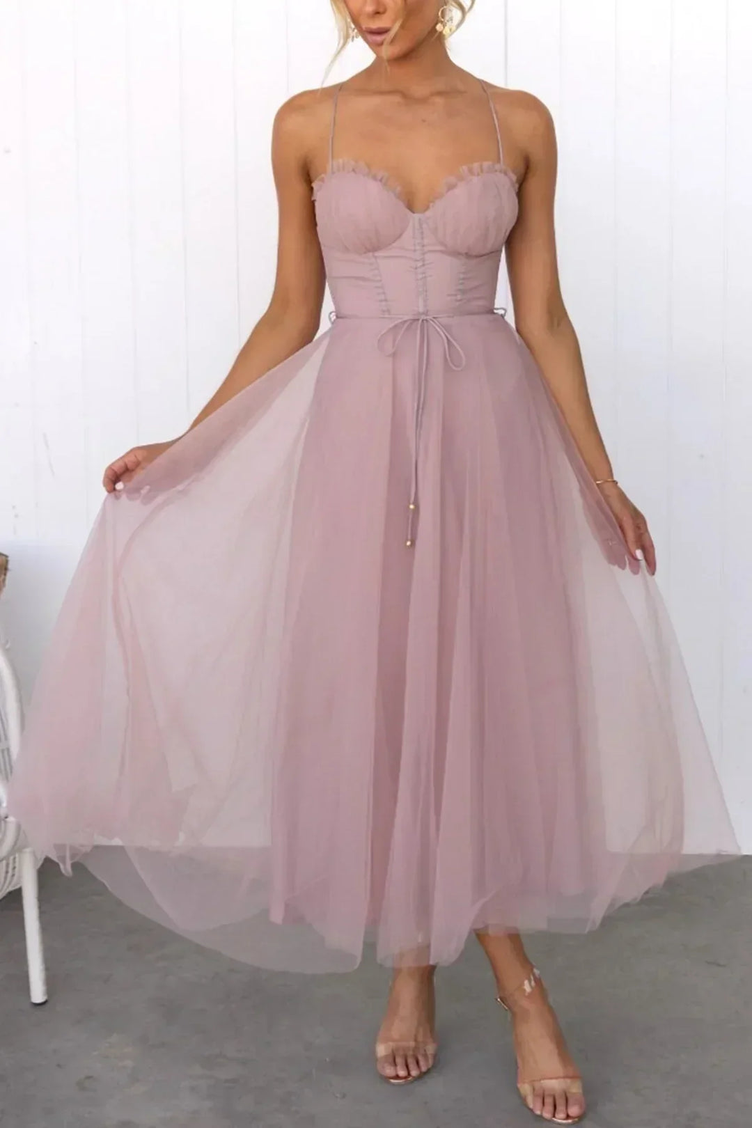 Φόρεμα κορσές Alessia από δίχτυ | Μπλούζα καμισόλ για ένα κομψό look